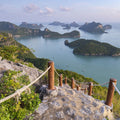 Coastal Stairway Mural Wallpaper - pure wallpaper artwork