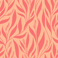 Leavescapes Mural Wallpaper - Red Tone - pure wallpaper artwork