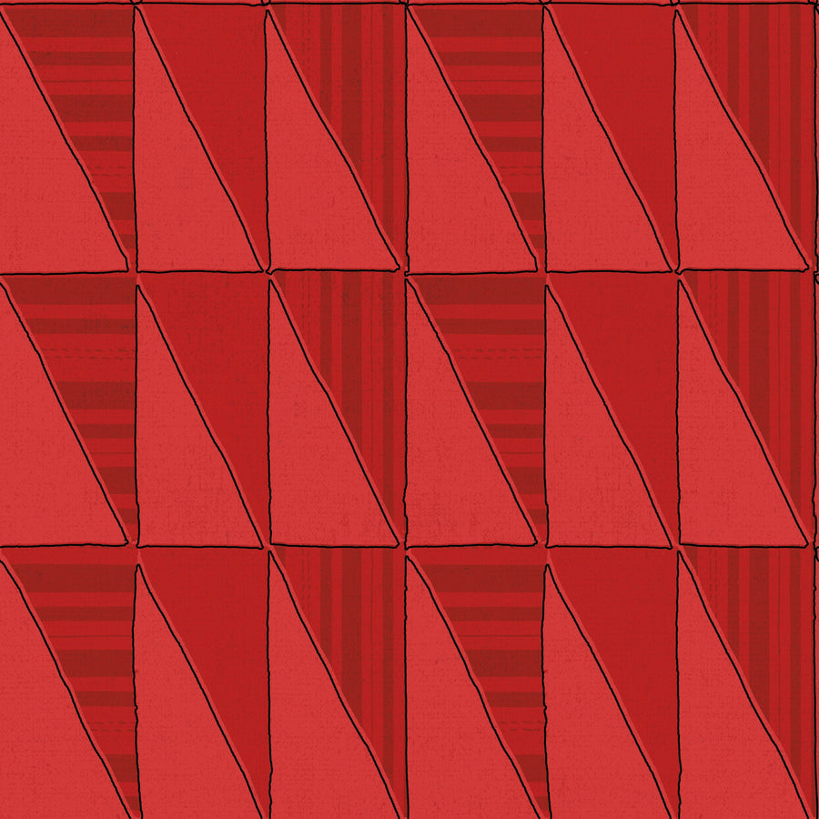 Seafood Shanty Red III Mural Wallpaper