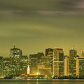 Luminous Pyramid Skyline Mural Wallpaper - pure wallpaper artwork