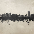 Gateshead England Skyline Concrete Mural Wallpaper - pure wallpaper artwork