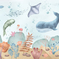 Ocean Paradise, Neutral Mural Wallpaper - pure wallpaper artwork