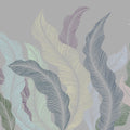 Foliage Flow, Pastel Mural Wallpaper - pure wallpaper artwork