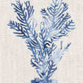 Shibori Coral I on Linen Mural Wallpaper - pure wallpaper artwork