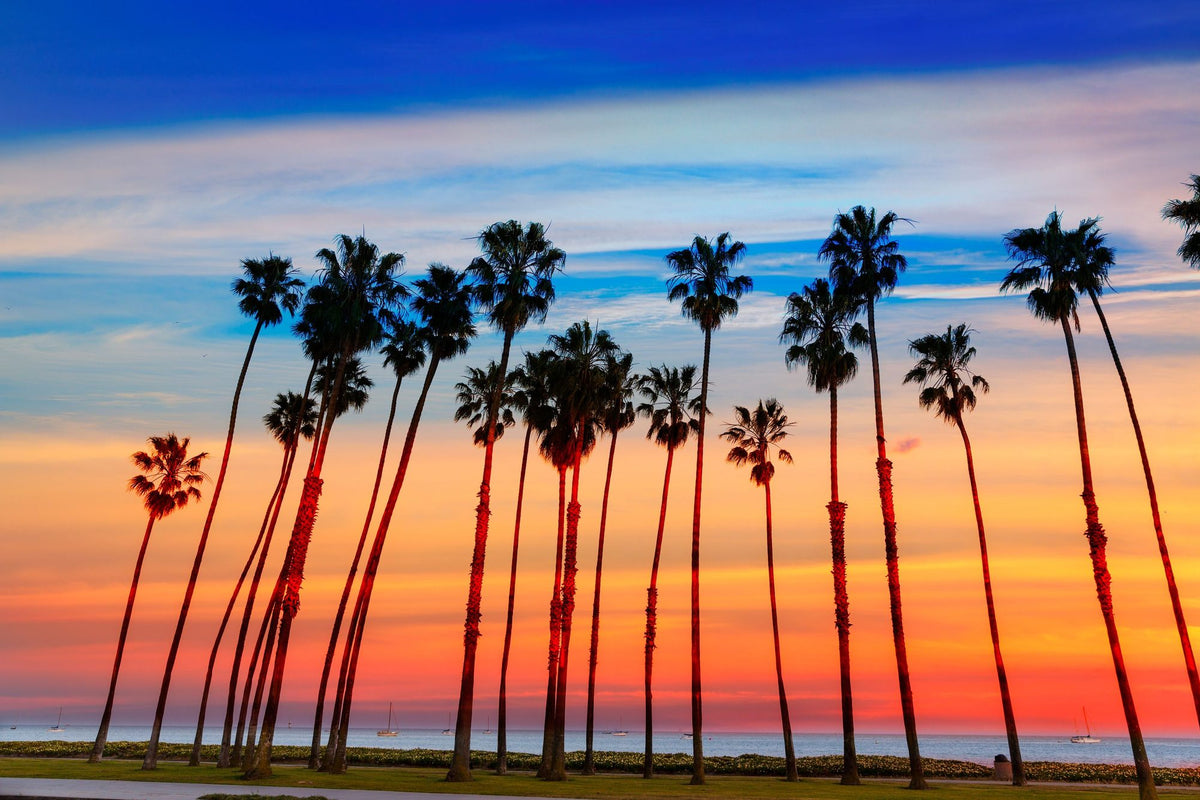 Santa Barbara Sunset I Mural Wallpaper - pure wallpaper artwork