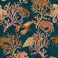 Vibrant Coral Reef, Blue Mural Wallpaper - pure wallpaper artwork