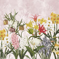 Happy Spring Flowers Mural Wallpaper - pure wallpaper artwork