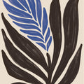 Simple Flowers II Blue Mural Wallpaper - pure wallpaper artwork