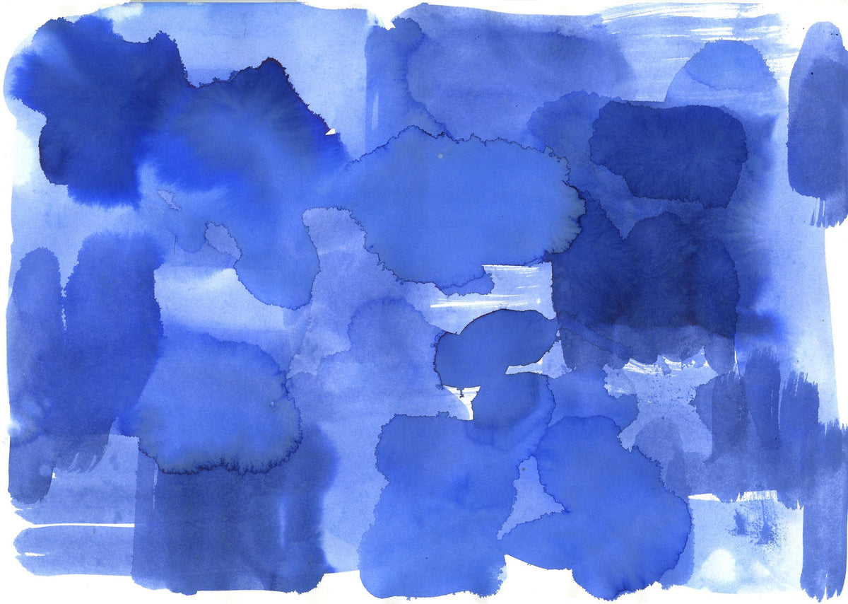 Denim Cloud Dense Mural Wallpaper - pure wallpaper artwork