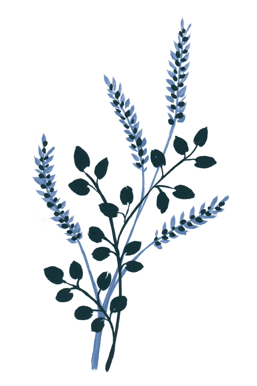 French Country Botanicals I Mural Wallpaper