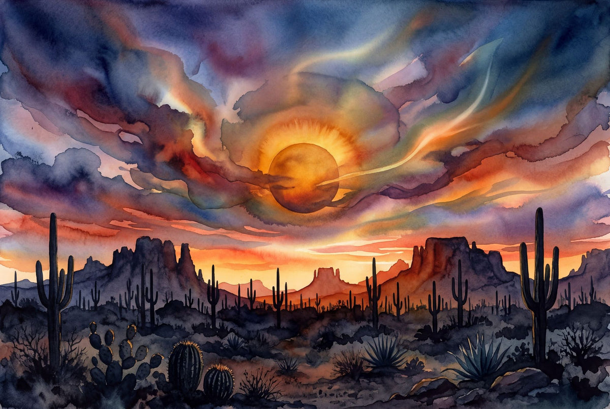 Arizona Landscape - Sunset Landscape Series Mural Wallpaper - pure wallpaper artwork