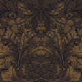 Shielded Leaf Brown Mural Wallpaper - pure wallpaper artwork