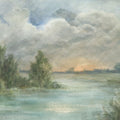 Cloudy Sky Mural Wallpaper - Neutral Tone - pure wallpaper artwork