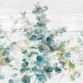 Eucalyptus I on Shiplap Mural Wallpaper - Light Tone - pure wallpaper artwork