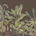 Madagascar Foliage, Mauve Mural Wallpaper - pure wallpaper artwork