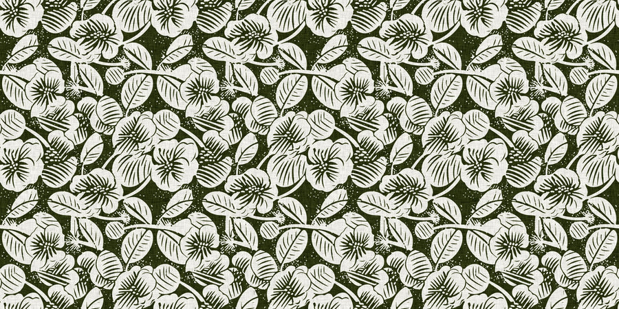 Country Floral Mural Wallpaper