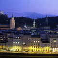 Historic Twilight Citadel Mural Wallpaper - pure wallpaper artwork