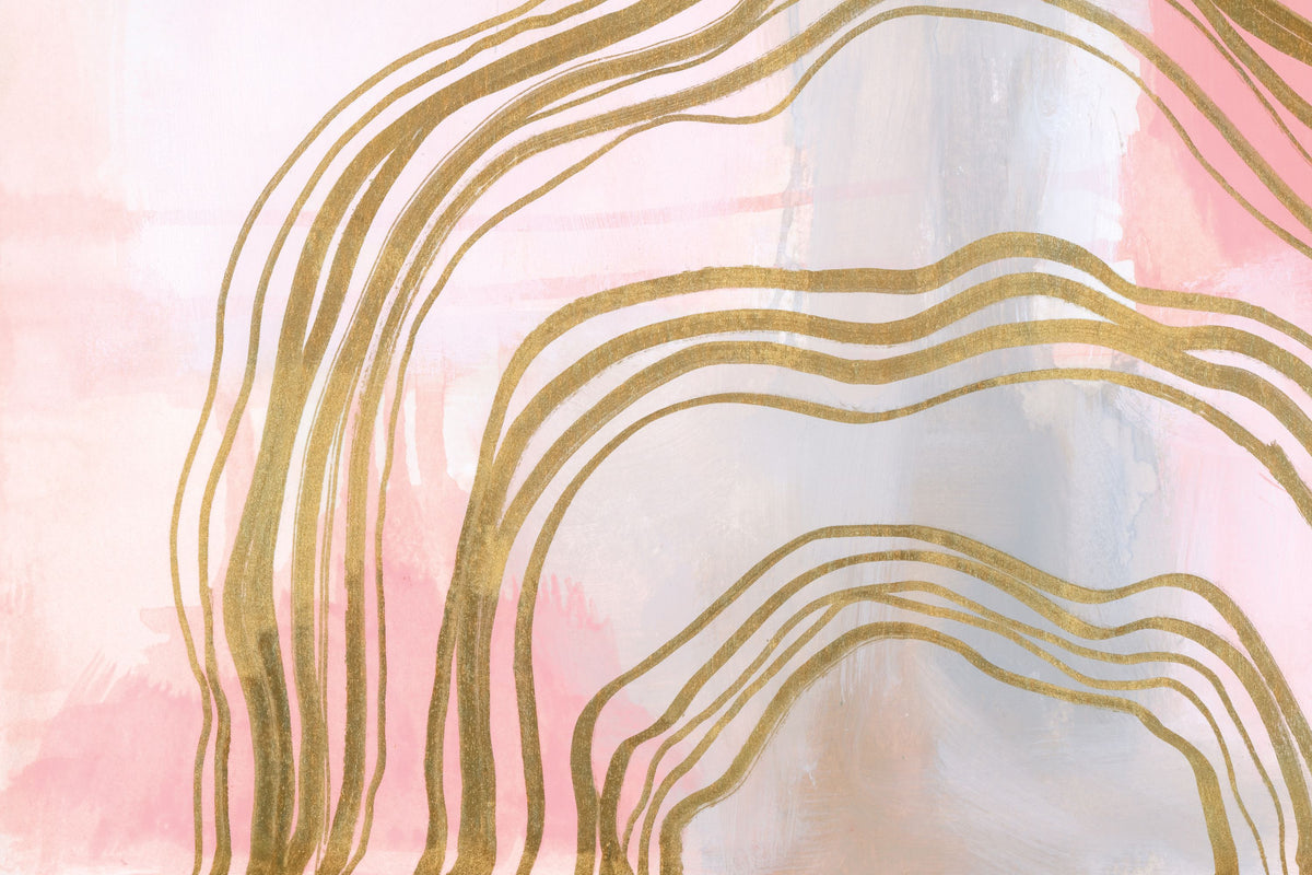 Pink and Bright Abstract I Mural Wallpaper - pure wallpaper artwork