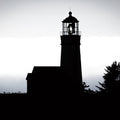 Lighthouse Forest Mural Wallpaper - pure wallpaper artwork