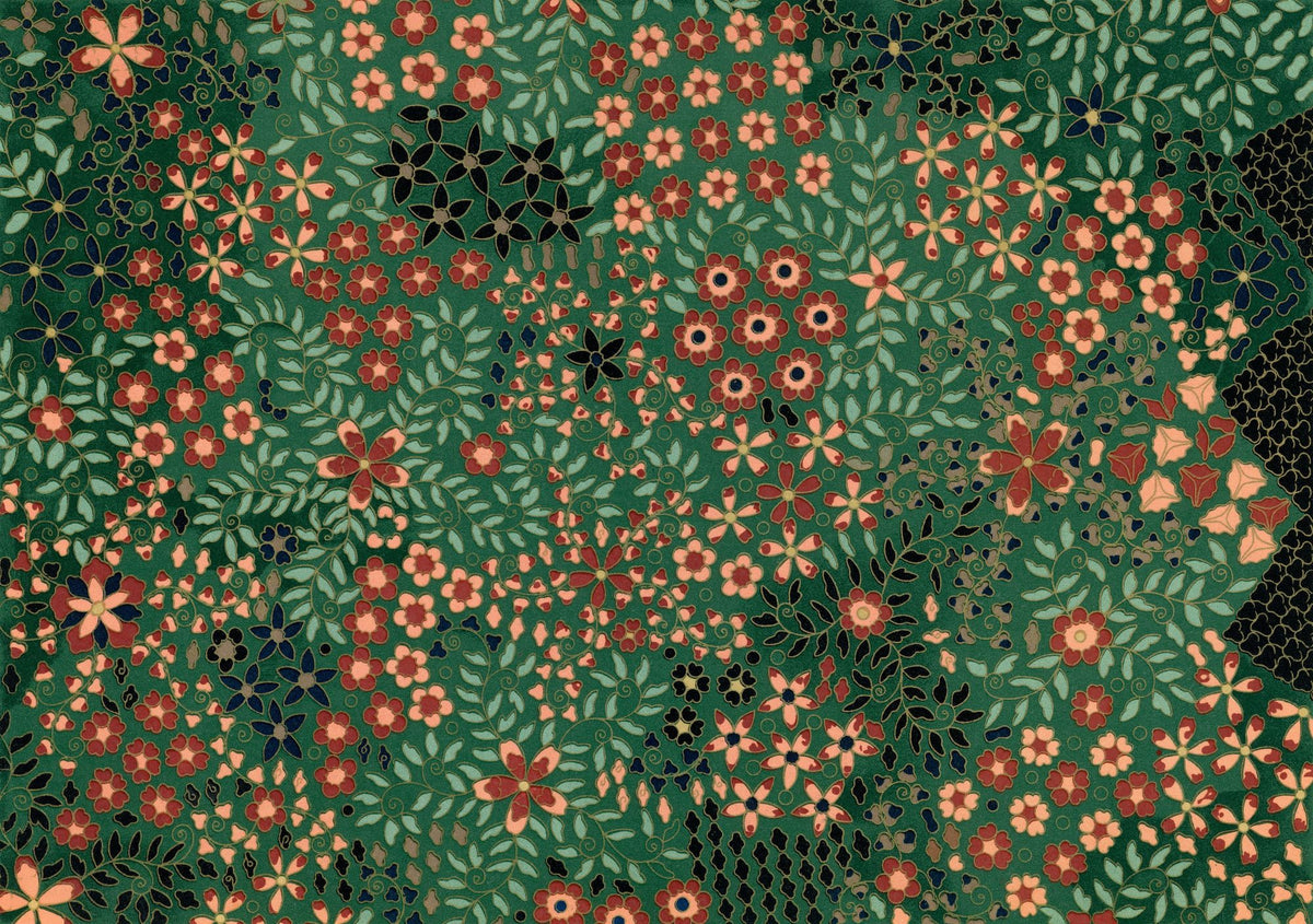 Floral Wallpaper Mural – Flower Wallpaper – Floral Plate IX