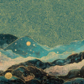 Curly Mountain Mural Wallpaper - pure wallpaper artwork