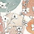Soft Floral Figures Mural Wallpaper - pure wallpaper artwork