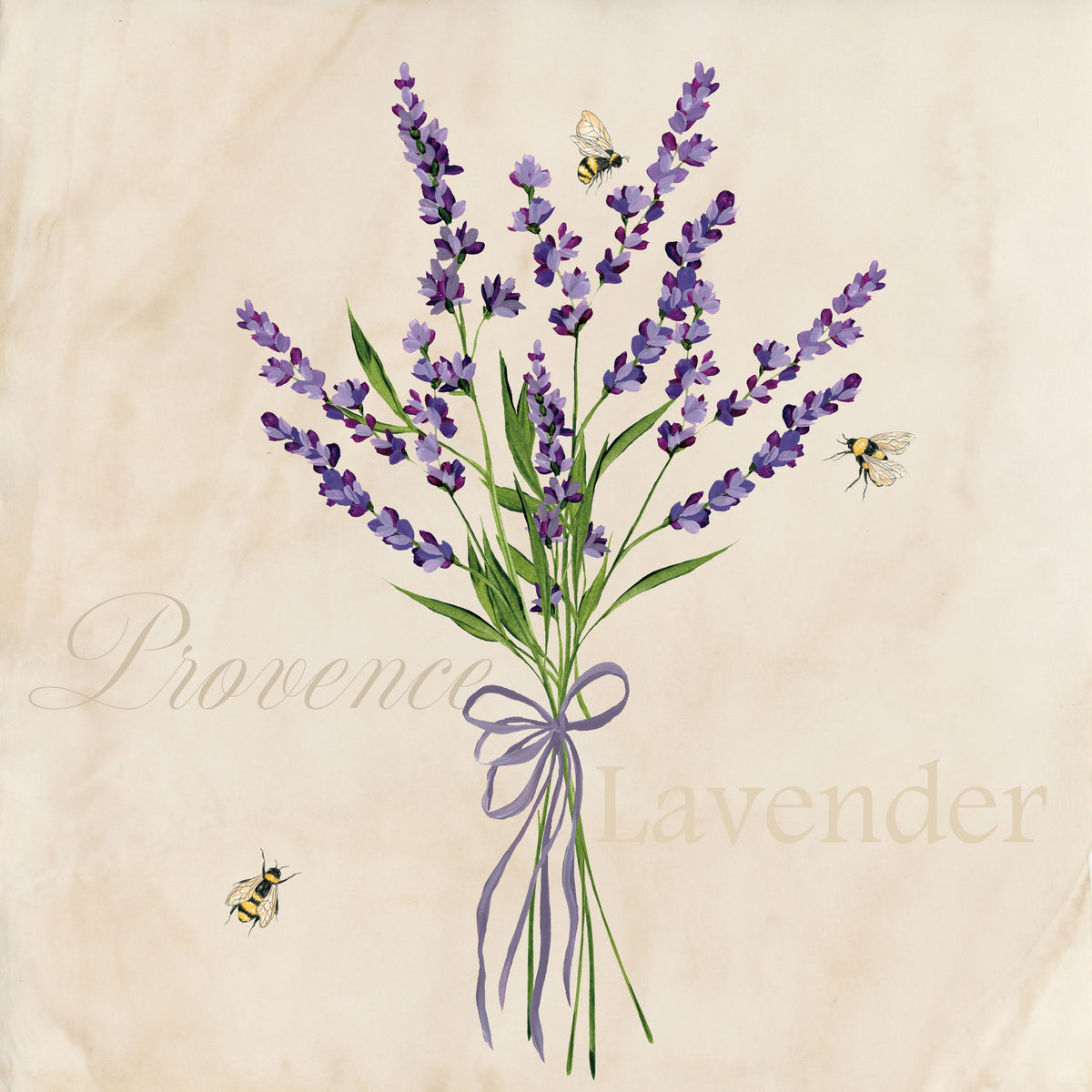 Lavender Bliss I Mural Wallpaper - pure wallpaper artwork