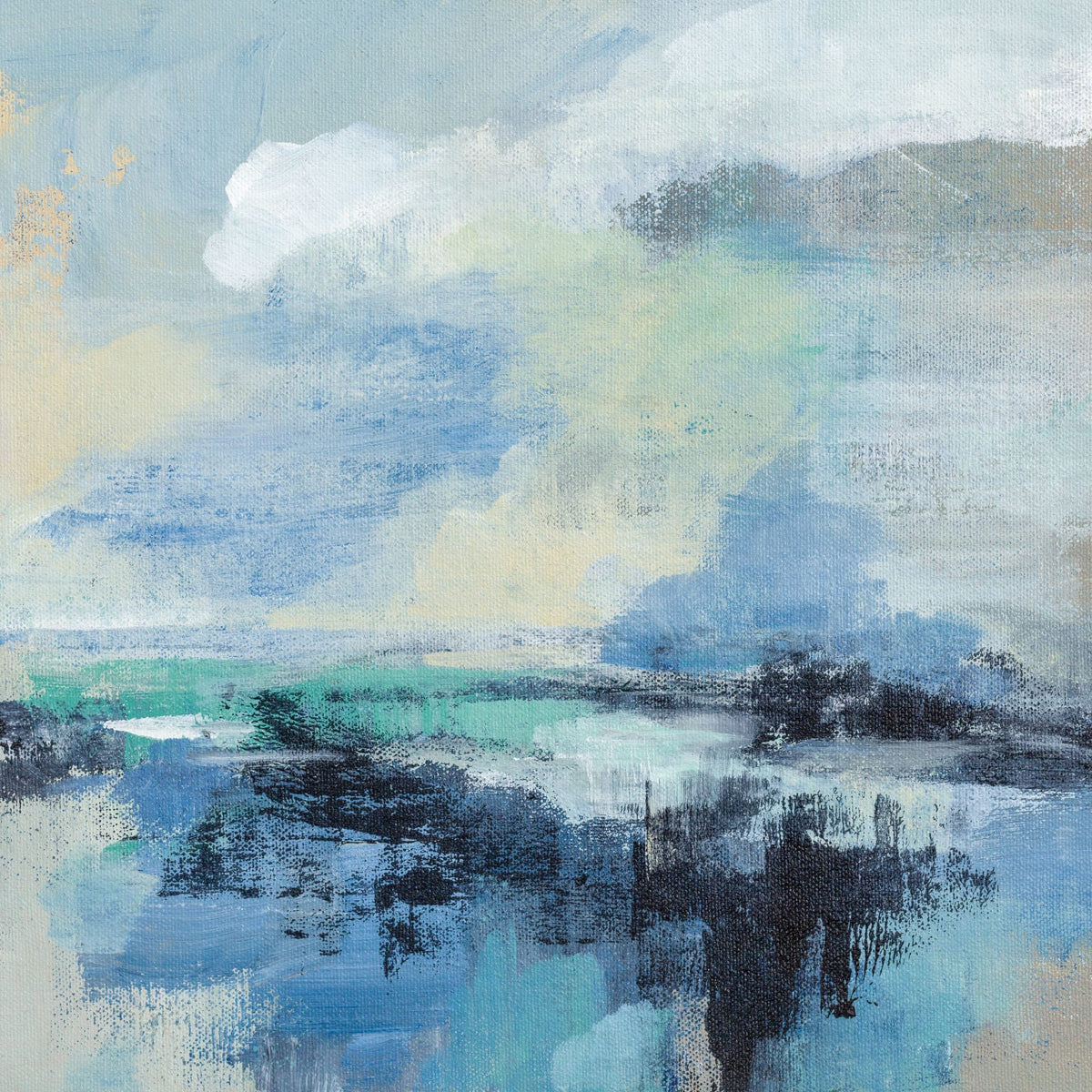 Coastal Blues II Mural Wallpaper - pure wallpaper artwork