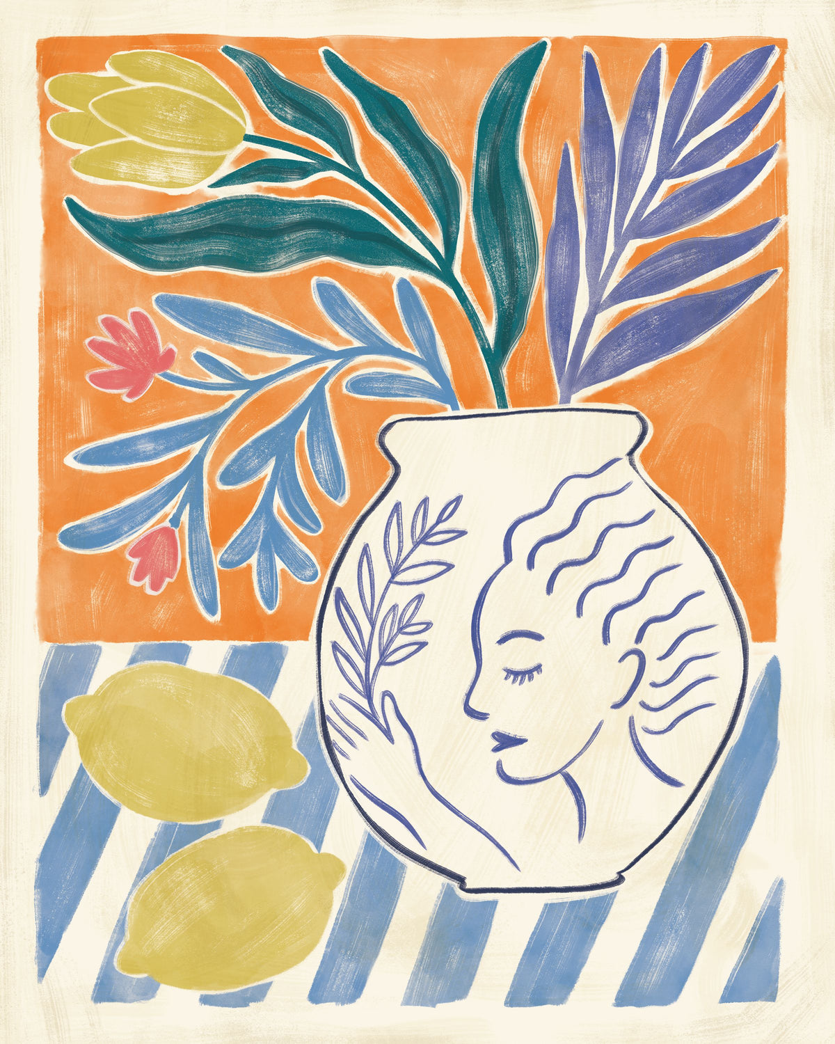 Cyprus Lemons Mural Wallpaper - pure wallpaper artwork