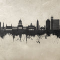 Havana Cuba Skyline Concrete Mural Wallpaper - pure wallpaper artwork