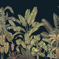 Madagascar Foliage, Darkest Green Mural Wallpaper - pure wallpaper artwork