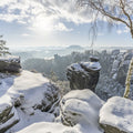 Swiss Winter Mural Wallpaper - pure wallpaper artwork