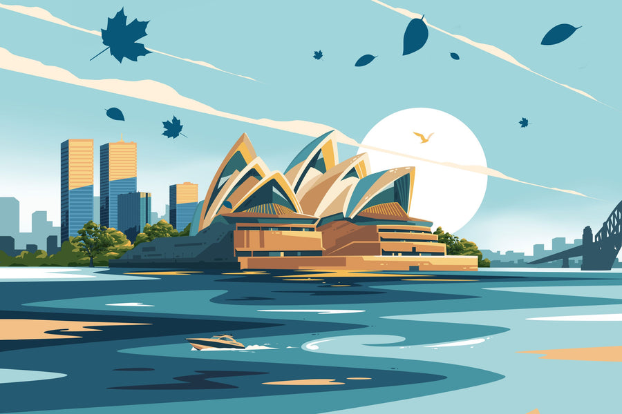 Travel Sydney Mural Wallpaper