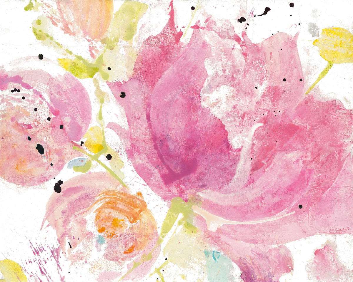 Spring Abstracts Florals II Mural Wallpaper - pure wallpaper artwork