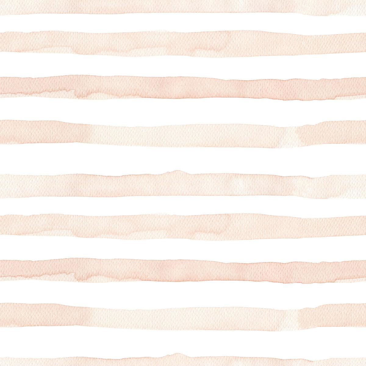 Watercolor Stripes Peach Mural Wallpaper - pure wallpaper artwork