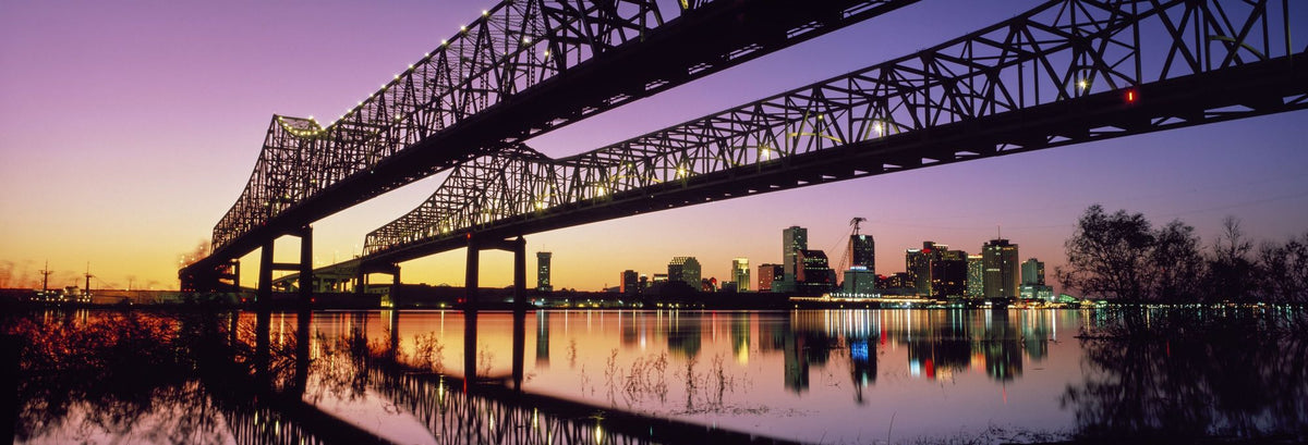 Urban Twilight Crossing Mural Wallpaper - pure wallpaper artwork