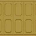 Faux Wall Panel Moulding, Sunflower Yellow Mural Wallpaper - pure wallpaper artwork