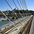 Urban Bridge Panorama Mural Wallpaper - pure wallpaper artwork
