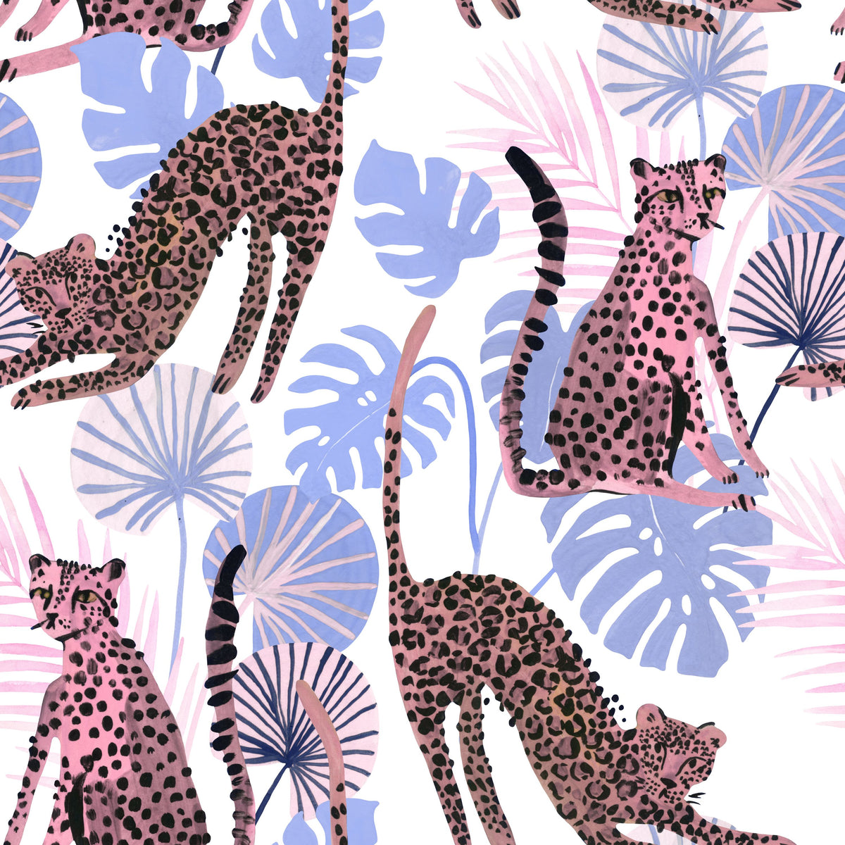 Spotted Cat Mural Wallpaper - pure wallpaper artwork