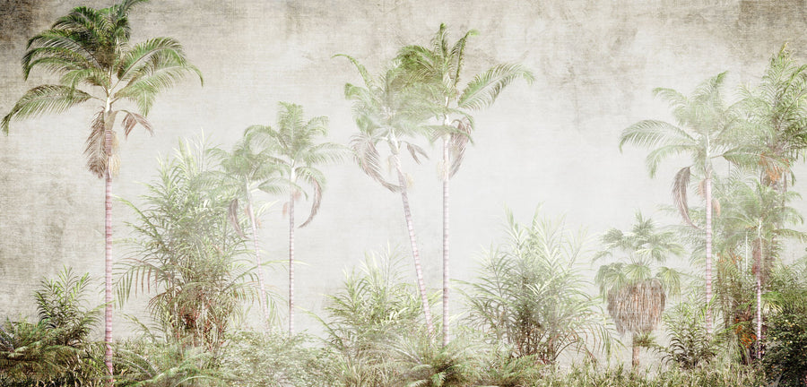 Antique Jungle Mural Wallpaper