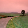 Country Path Sunset Mural Wallpaper - pure wallpaper artwork