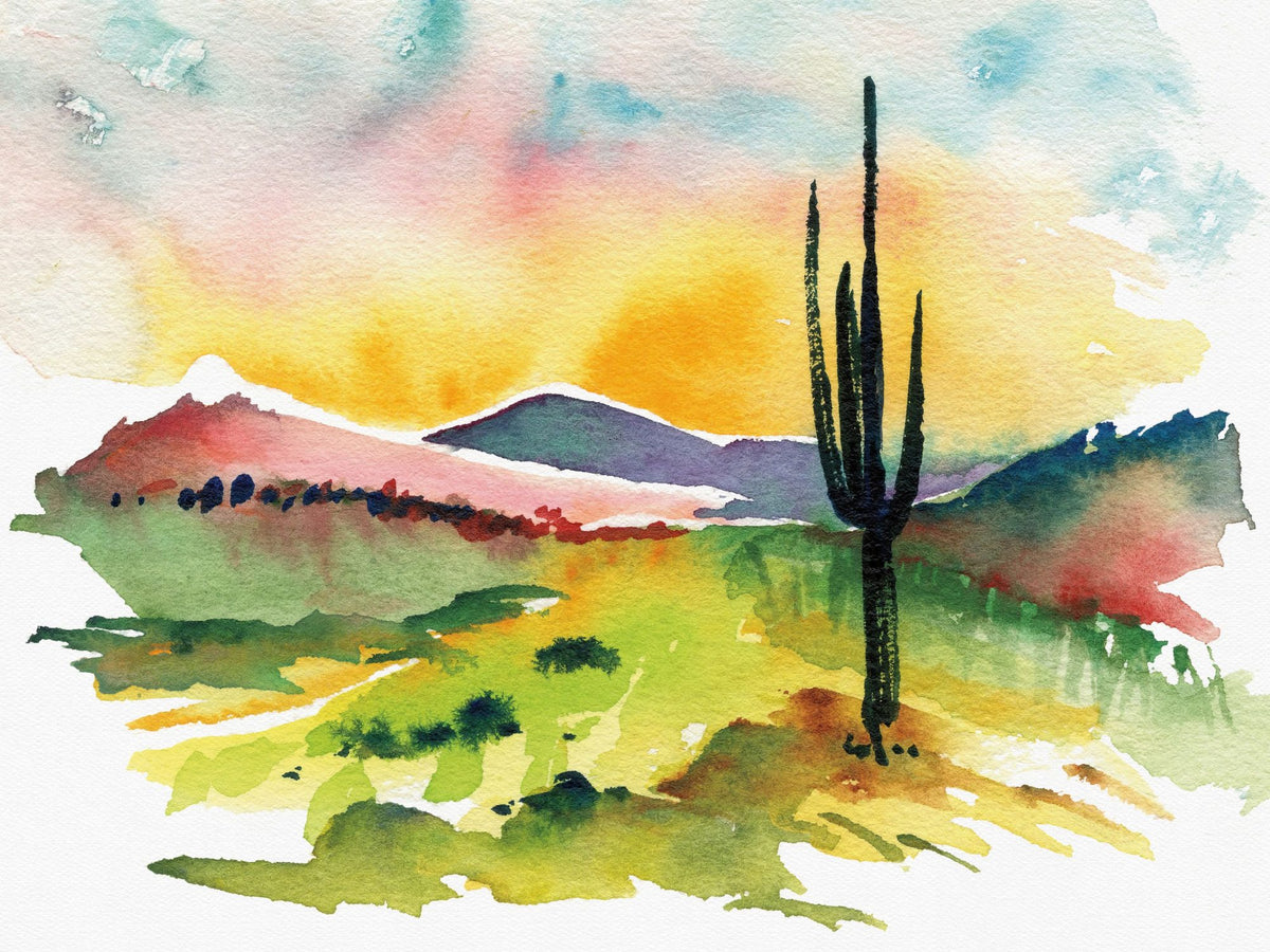 Desert Sunrise Mural Wallpaper - pure wallpaper artwork