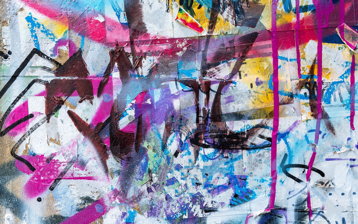 Graffiti Wallpaper Mural – Street Art Wall Mural – Hello Brooklyn