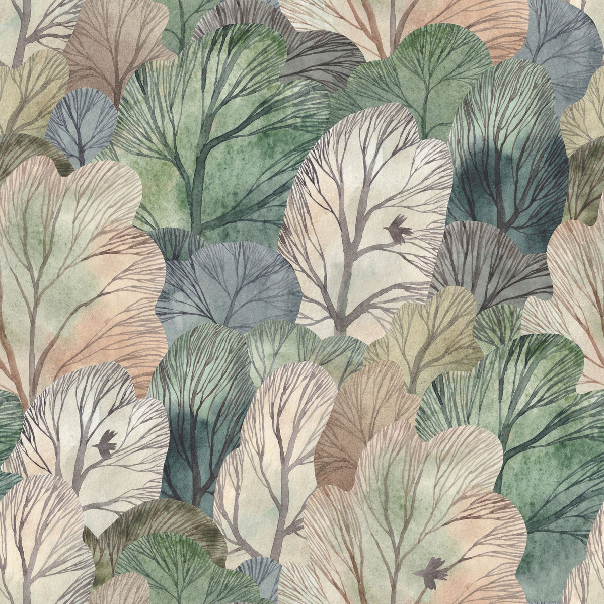 Imagine Forest Mural Wallpaper - pure wallpaper artwork