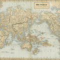 The World Map Asia Mural Wallpaper - pure wallpaper artwork