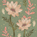 Floralscape X Neutral Mural Wallpaper - pure wallpaper artwork