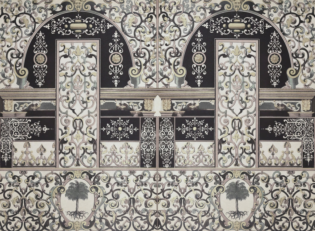 German Renaissance, Yellow Contrast Mural Wallpaper - pure wallpaper artwork