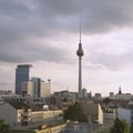 Misty Tower Skyline Mural Wallpaper - pure wallpaper artwork