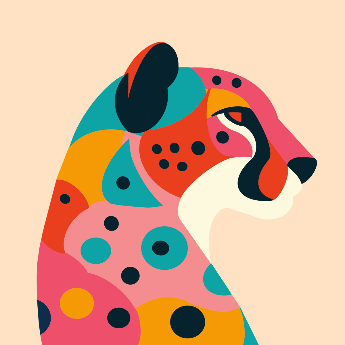 Safari Cat II Mural Wallpaper - pure wallpaper artwork