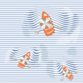 Lazy Paddle, Sky Blue Mural Wallpaper - pure wallpaper artwork